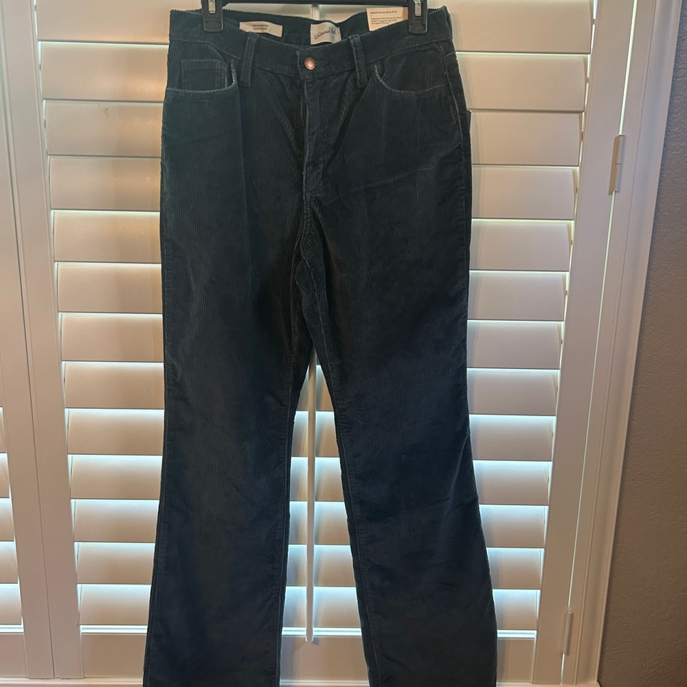 Corduroy bootcut pants